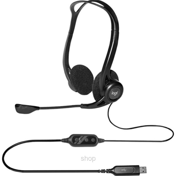 Logitech H370 USB Computer Headset - 981-000710 4