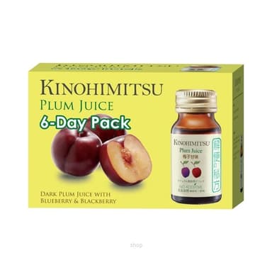 Kinohimitsu D'tox Juice Plum 30ml x 6's