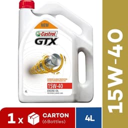 [Carton Packaging] Castrol GTX 15W-40 4L Superior Sludge Protection (6X4L) 1