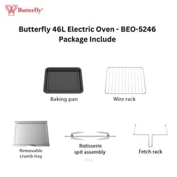 Butterfly 46L Electric Oven - BEO-5246 2