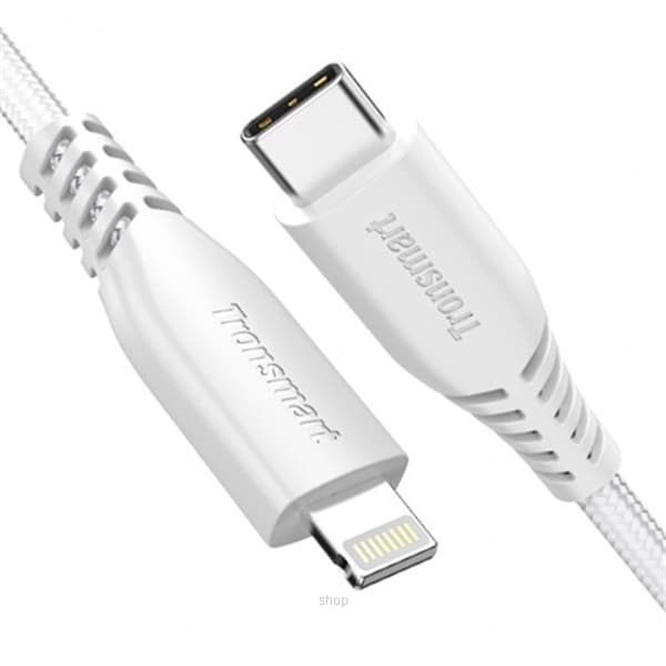Tronsmart Double Braided Nylon 6.6FT USB-C to Lightning Cable 3