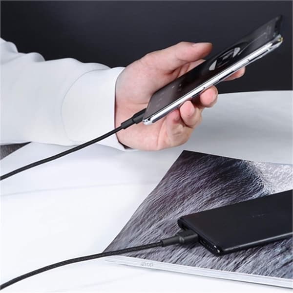 Aukey Impulse MFi Braided Nylon USB C to Lightning Cable 1M - CB-CL1 5
