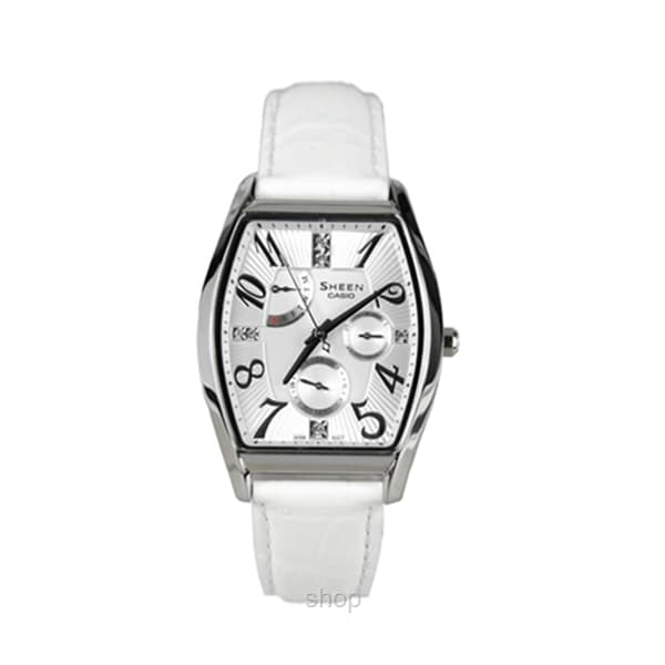 Casio Sheen Genuine Leather Band Watch - SHE3026L-7A1UDR 1