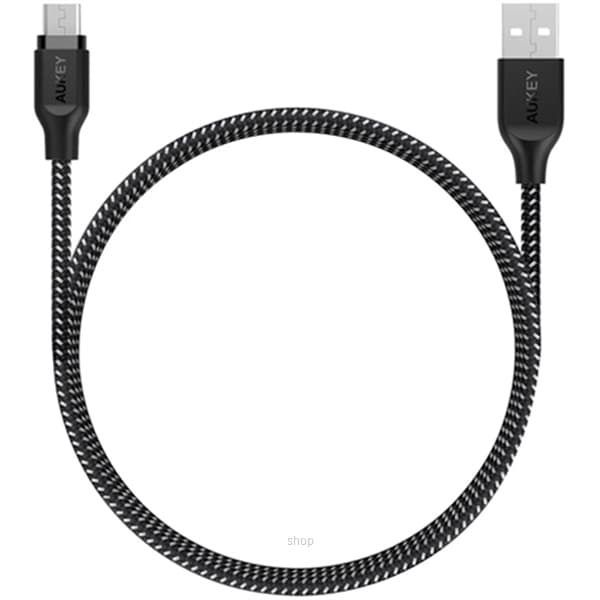 Aukey High Performance Nylon Micro USB Cable 1.2M - CB-AM1 1