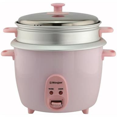 Morgan 1.8 Litre Rice Cooker Pink - MRC-TC18