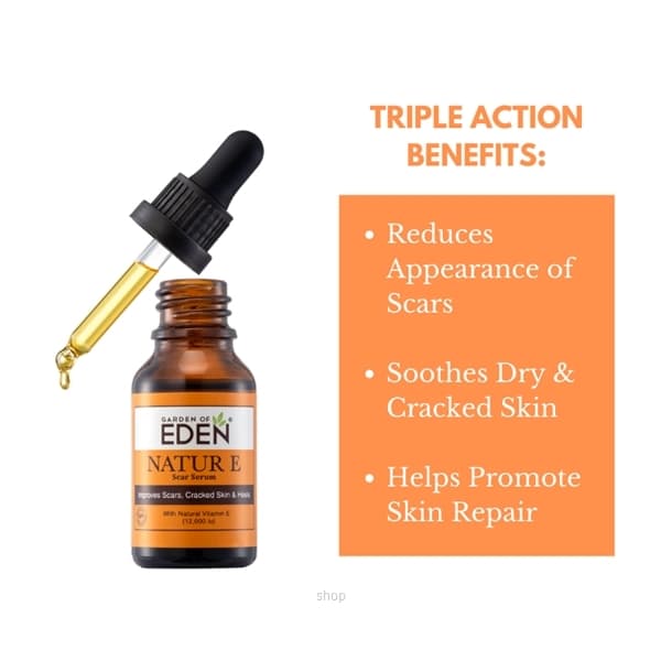 GOE Natur E Scar Serum(Improves Scars, Cracked Skin & Heels) 4