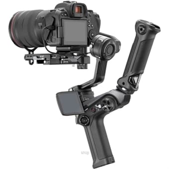 Zhiyun-TECH Handheld Gimbal Stabilizer with Rotating Touchscreen Black - 8015-WEEBILL-2-C