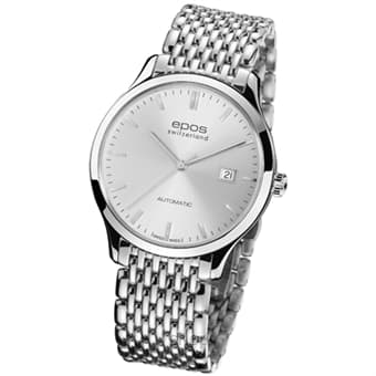Epos Originale Silver Index Bracelet Watch - 3420