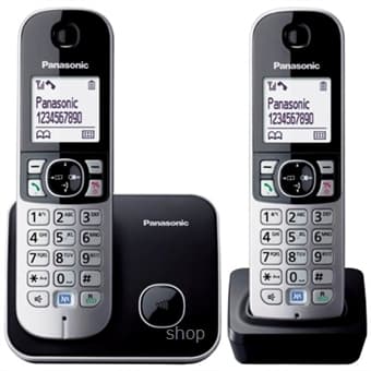 Panasonic KX-TG6812ML Digital Cordless DECT Phone with 2 Handsets