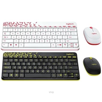 Logitech MK240 Nano Wireless Keyboard and Mouse Combo Dekstop