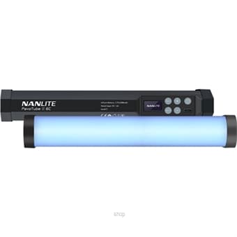 Nanlite PavoTube II 6C 10 Inch RGBWW LED Tube with Battery Black - 3150-PAVO-II-6C