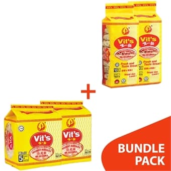 [Bundle] Vits Instant Noodles Economic Pack (700gm x 2) + Instant Noodles Mini Pack (350gm x 2)