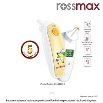 Rossmax Infrared Ear Thermometer - RA600Q
