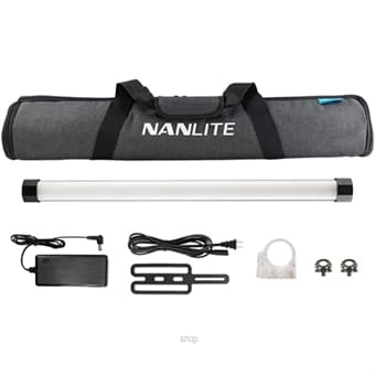 Nanlite PavoTube II 15X (2 Feet) RGBWW LED Tube with Internal Battery Black
