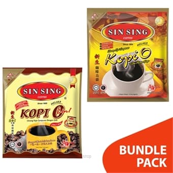 Sin Sing Combo 1 : Coffee O Bag(20 x 10gm) + Coffee O Bag 2 in 1(20 x 26gm)
