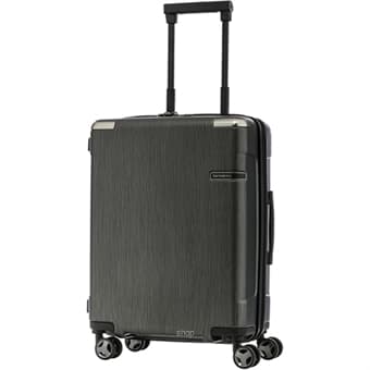 Samsonite EVOA Spinner 55cm/20Inch Brush Black PC Hard Luggage - DC0*89003