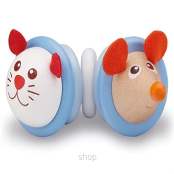 Wonderworld Toys Blue Cat Rattle