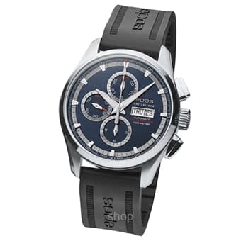Epos Sportive Gent Steel Blue Rubber Watch - 3433