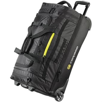 Caribee Scarecrow DX70 27.5Inch/70cm Wheel Travel Bag Black - CAR5740