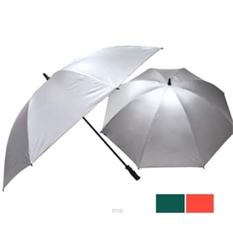 [Twin Pack] J.Calli 30 Inch Silver-coated Umbrella (Red + Green) - J3016SFUPAO