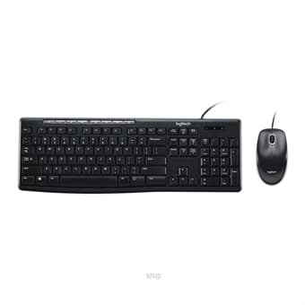 Logitech MK200 USB Wired Keyboard and Mouse Media Dekstop Combo - 920-002693
