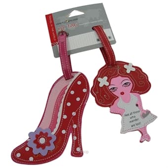 Arnold Palmer Luggage ID Tag Lady & Shoes - C555
