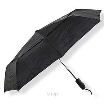 Lifeventure Trek Umbrella Medium Black - LVE-9490