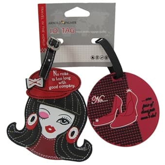 Arnold Palmer Luggage ID Tag Lady & Shoes - C5566