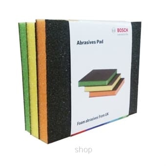 Bosch 3 In 1 Abrasive Color Foam Pad - 061880008M