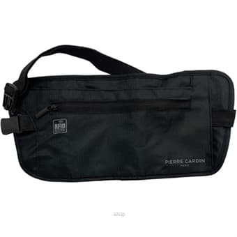 Pierre Cardin Security Waist Pouch Black - 47001166