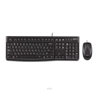Logitech MK120 USB Wired Keyboard and Mouse Dekstop Combo - 920-002586