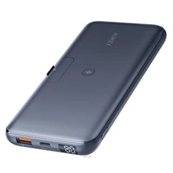 Aukey PB-WL03S 18W PD SCP QC 3.0 20000mAh Power Bank with Foldable Stand & 10W Wireless Charging
