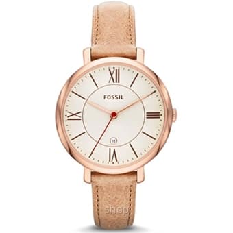 Fossil ES3487 Women's Jacqueline Sand Leather Watch