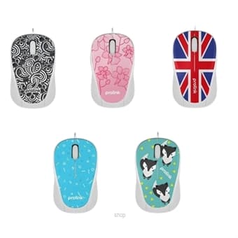 Prolink Stylish High Precision Artist Collection USB Optical Mouse Night Glowing