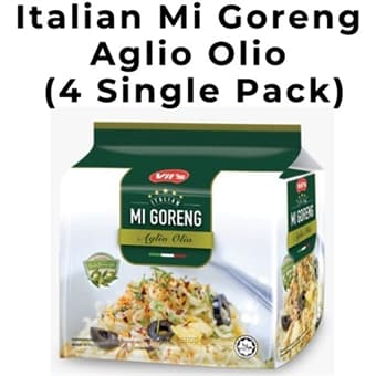 Vits Italian Mi Goreng Spicy Algio-olio Flavour 4 Packets x 85g