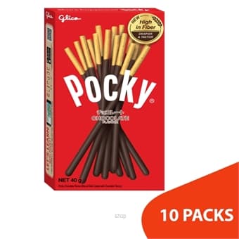 Glico Pocky Chocolate 40gm x 10packs
