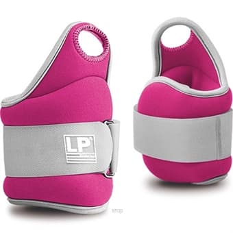 LP Support Thumb & Wrist Weights 1kg/pair (2 x 0.5kg) Pink & Grey - FT3100
