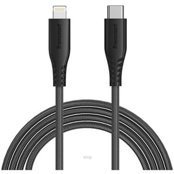 Tronsmart Double Braided Nylon 6.6FT USB-C to Lightning Cable