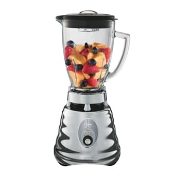 Oster Classic Chrome Signature Beehive Design Glass Jar Blender - BLST4090